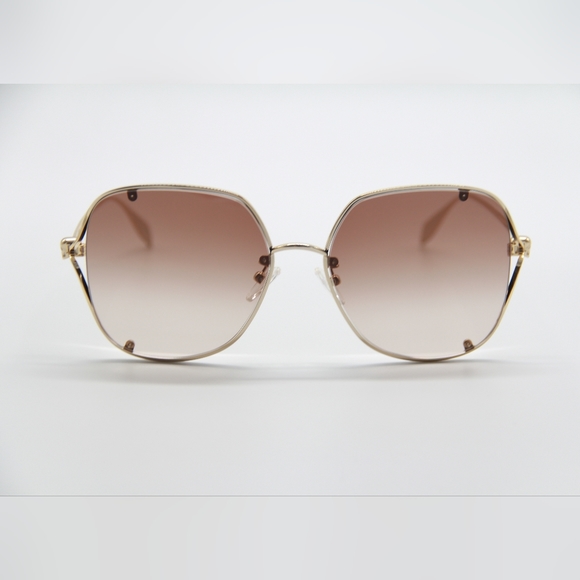 NEW ALEXANDER MCQUEEN AM0366S  002 UNISEX SUNGLASSES ALEXANDER MCQUEEN AM0366S - Picture 5 of 12